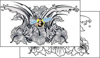 Flower Tattoo plant-life-flowers-tattoos-cricket-crf-00012