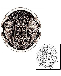 Lion Tattoo Miscellaneous tattoo | CRF-00032