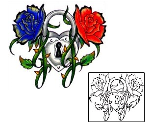 Rose Tattoo Plant Life tattoo | CRF-00063