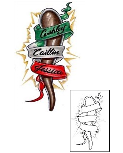 Banner Tattoo Italian Shoe Horn Tattoo