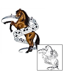 Horse Tattoo Animal tattoo | CRF-00067