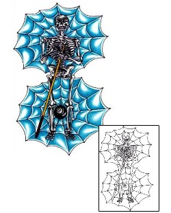 Spider Web Tattoo Horror tattoo | CRF-00096
