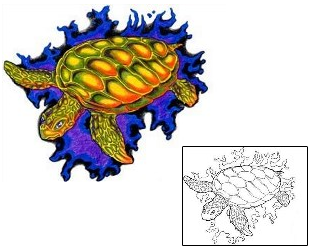 Turtle Tattoo Tattoo Styles tattoo | CRF-00110