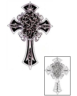 Cross Tattoo Religious & Spiritual tattoo | CRF-00117