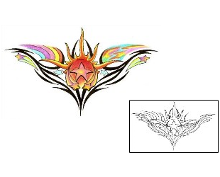 Cosmic Tattoo Specific Body Parts tattoo | CRF-00152