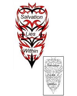 Picture of Salvation Lies Within Tattoo