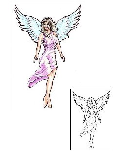 Angel Tattoo Religious & Spiritual tattoo | CRF-00176