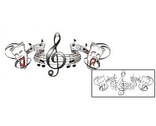 Music Tattoo Miscellaneous tattoo | CRF-00230