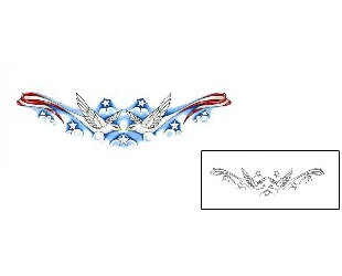 Dove Tattoo Specific Body Parts tattoo | CRF-00265