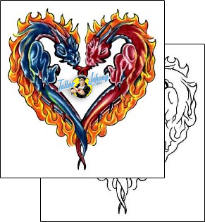 Heart Tattoo fantasy-tattoos-cricket-crf-00284