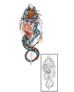 Dagger Tattoo Mythology tattoo | CRF-00286