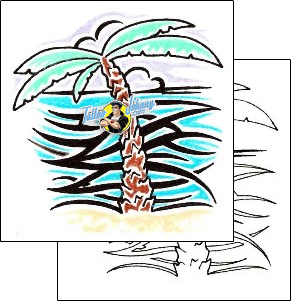 Tree Tattoo palm-tree-tattoos-cricket-crf-00296