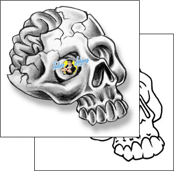 Skull Tattoo skull-tattoos-chris-smith-csf-00008