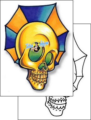 Skull Tattoo horror-skull-tattoos-chris-smith-csf-00020