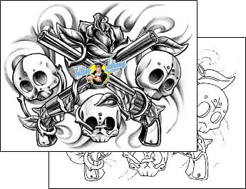 Skull Tattoo horror-skull-tattoos-chris-smith-csf-00021