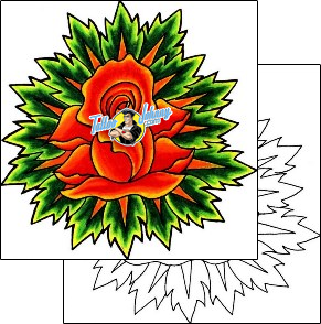 Flower Tattoo plant-life-flowers-tattoos-curt-dog-cuf-00030