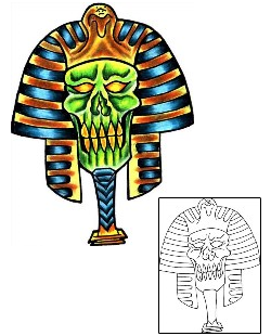 King Tut Tattoo Ethnic tattoo | CUF-00054