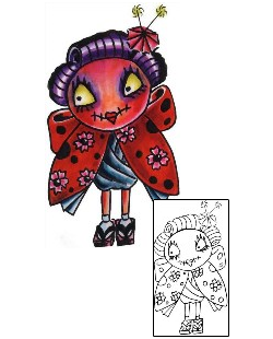 Ladybug Tattoo Insects tattoo | CVF-00005