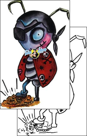 Ladybug Tattoo insects-ladybug-tattoos-catherine-cvf-00011