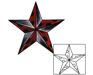 Star Tattoo Insects tattoo | CVF-00013