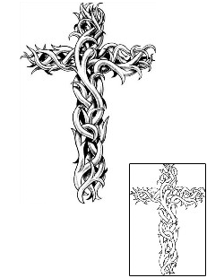Cross Tattoo Religious & Spiritual tattoo | CXF-00019