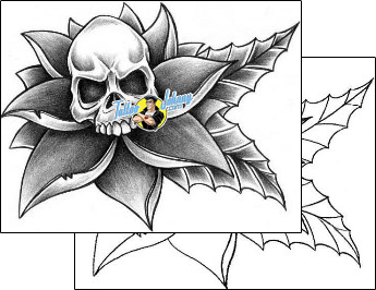 Skull Tattoo horror-skull-tattoos-joey-chavez-cxf-00061