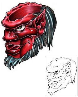 Devil - Demon Tattoo Horror tattoo | CXF-00082