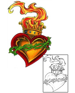 Fire – Flames Tattoo Religious & Spiritual tattoo | CXF-00084