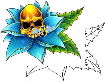 Skull Tattoo horror-skull-tattoos-joey-chavez-cxf-00085