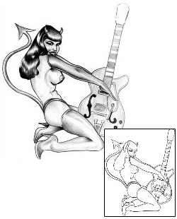 Devil - Demon Tattoo Horror tattoo | CXF-00113