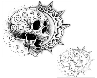 Sun Tattoo Astronomy tattoo | CXF-00115