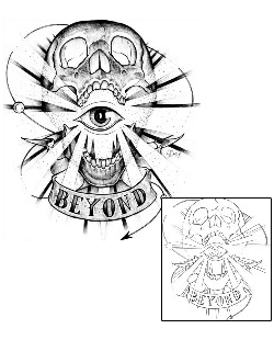 Skull Tattoo Miscellaneous tattoo | CXF-00118