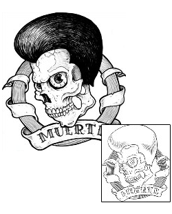 Skull Tattoo Miscellaneous tattoo | CXF-00121