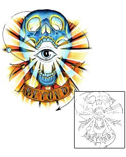 Skull Tattoo Miscellaneous tattoo | CXF-00134