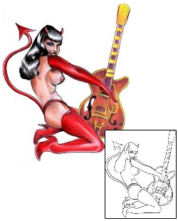 Devil - Demon Tattoo Horror tattoo | CXF-00136