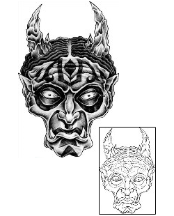 Devil - Demon Tattoo Horror tattoo | CXF-00138