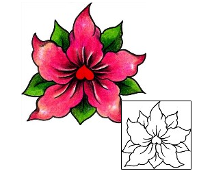 Lily Tattoo Plant Life tattoo | CYF-00006