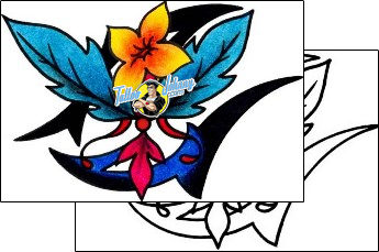 Flower Tattoo plant-life-flowers-tattoos-crazy-macaya-cyf-00023