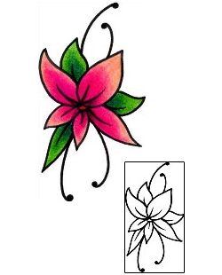 Lily Tattoo Plant Life tattoo | CYF-00029