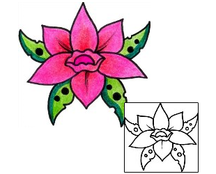Lotus Tattoo Plant Life tattoo | CYF-00033