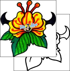 Flower Tattoo plant-life-flowers-tattoos-crazy-macaya-cyf-00070
