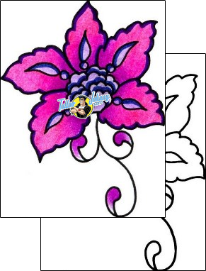Flower Tattoo plant-life-flowers-tattoos-crazy-macaya-cyf-00078