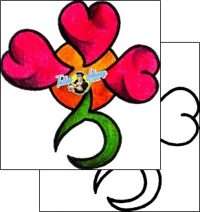 Heart Tattoo flower-tattoos-crazy-macaya-cyf-00079
