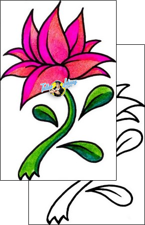 Flower Tattoo plant-life-flowers-tattoos-crazy-macaya-cyf-00084