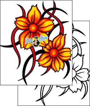 Flower Tattoo plant-life-flowers-tattoos-crazy-macaya-cyf-00092