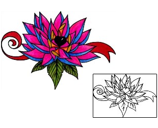 Lily Tattoo Plant Life tattoo | CYF-00098