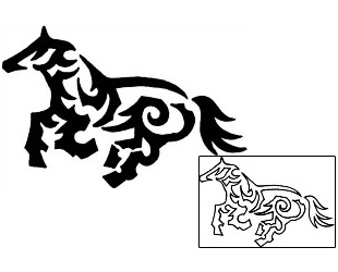 Horse Tattoo Tattoo Styles tattoo | CYF-00176