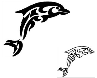 Dolphin Tattoo Tribal Charlie Dolphin Tattoo