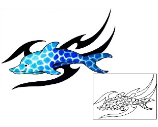 Dolphin Tattoo Tattoo Styles tattoo | CYF-00472