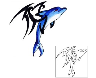 Dolphin Tattoo Tattoo Styles tattoo | CYF-00483